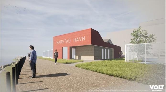 Nå kommer det nye offentlige toaletter og servicebygg i Harstad sentrum
